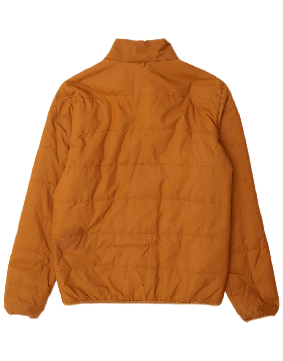 Jaqueta acolchoada superdimensionada masculina Timberland UK 36 poliéster marrom pequeno
