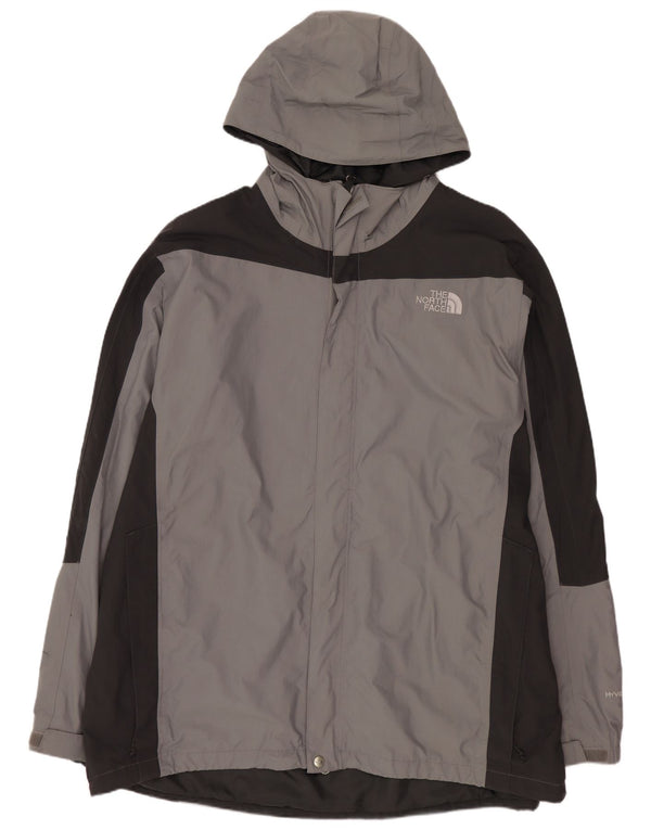 Jaqueta de chuva masculina com capuz THE NORTH FACE Hyvent UK 44 2XL cinza Colourblock