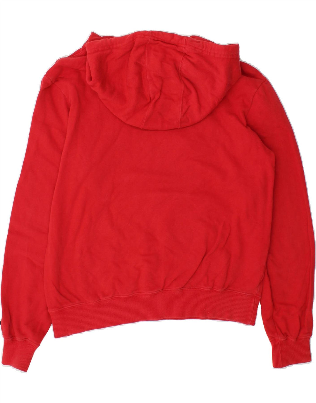 CHAMPION Mens Graphic Hoodie Jumper Small Red Cotton Vintage Champion and Second-Hand Champion from Messina Hembry 