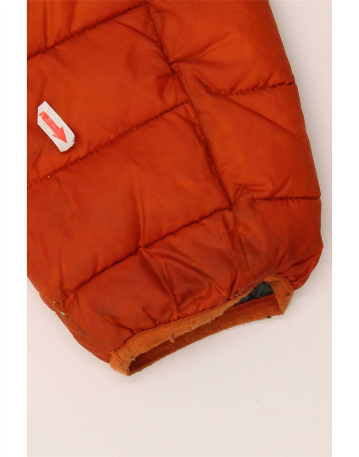Jaqueta acolchoada com capuz masculina North Sails UK 40 poliéster laranja grande