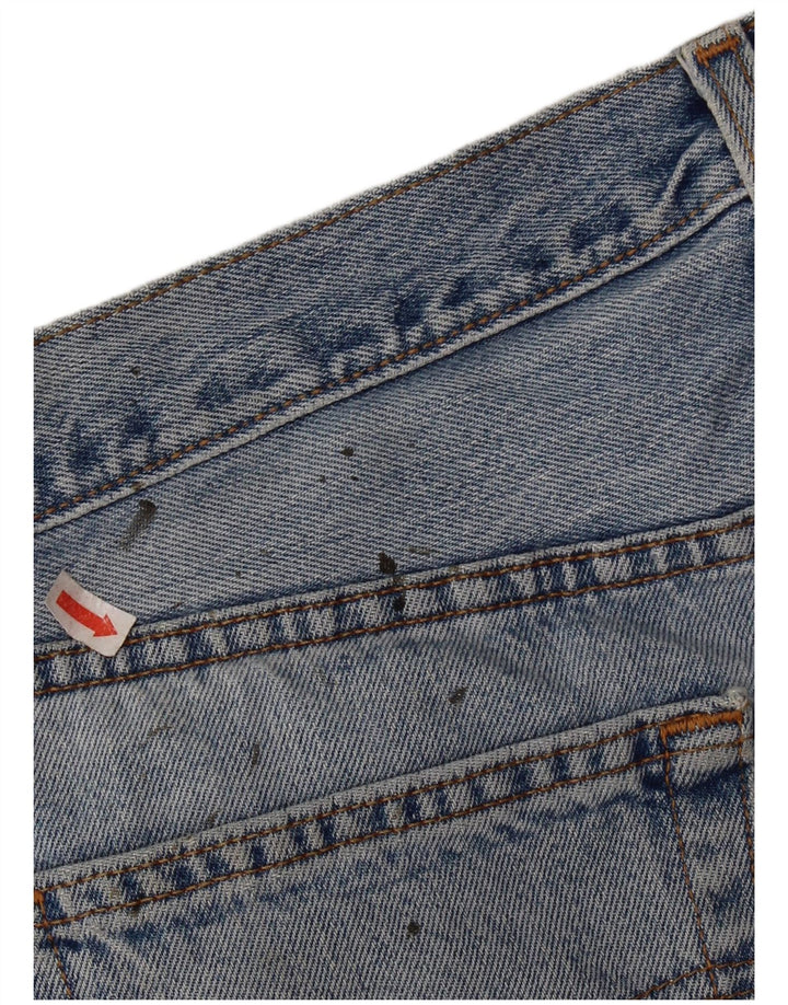 LEVI'S Mens 501 Shorts Jeans W36 Grande Algodão Azul