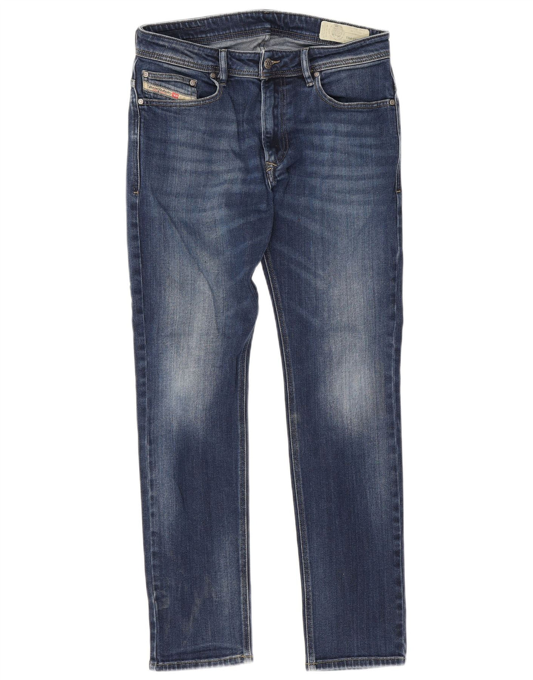 DIESEL Masculino Thavar Slim Jeans W31 L29 Azul Algodão