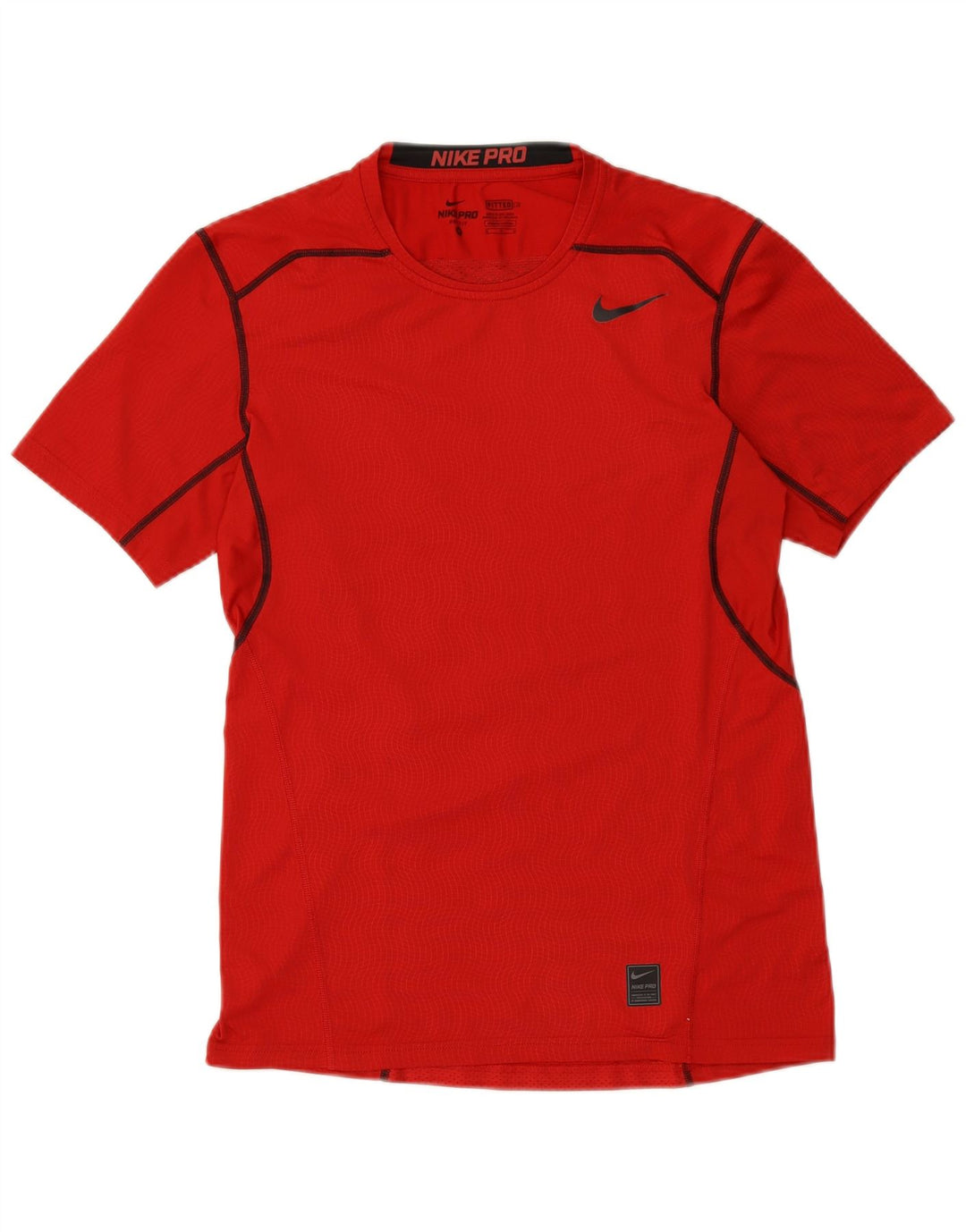 Camiseta masculina NIKE Dri Fit Graphic Top Médio Poliéster Vermelho