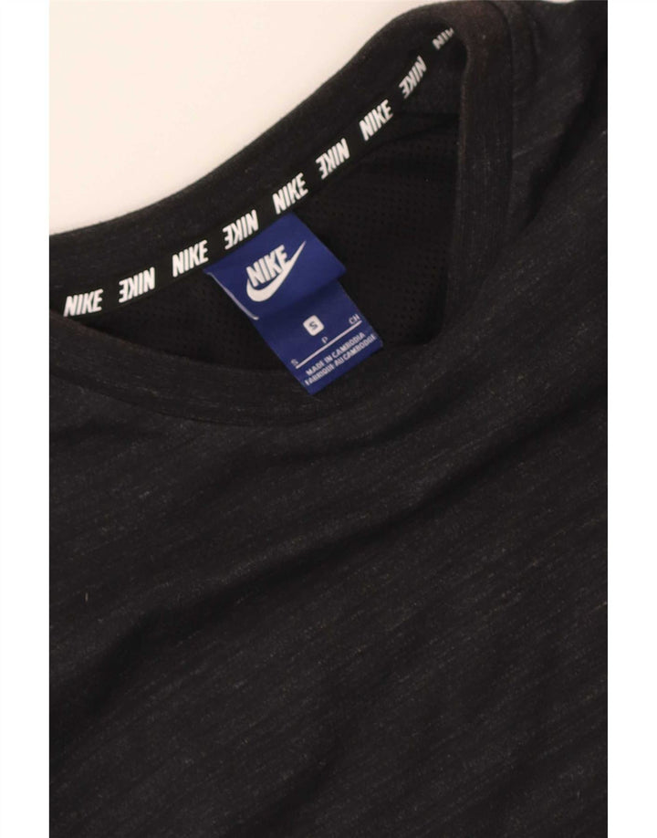 Camiseta masculina Nike Top pequena cinza manchada