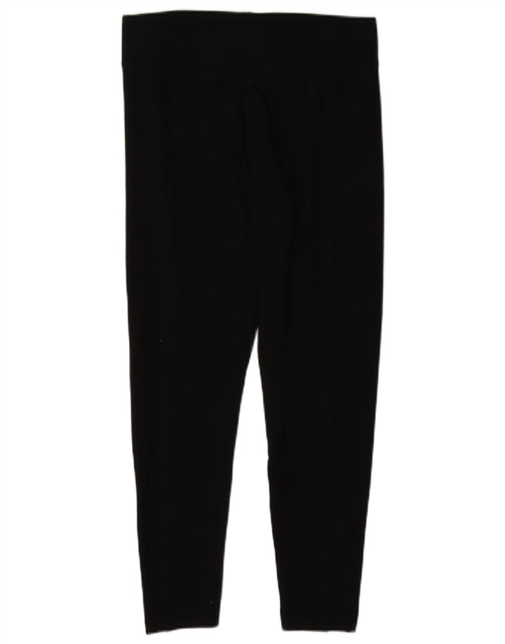 Leggings femininas Marks & Spencer UK 10 poliéster preto pequeno
