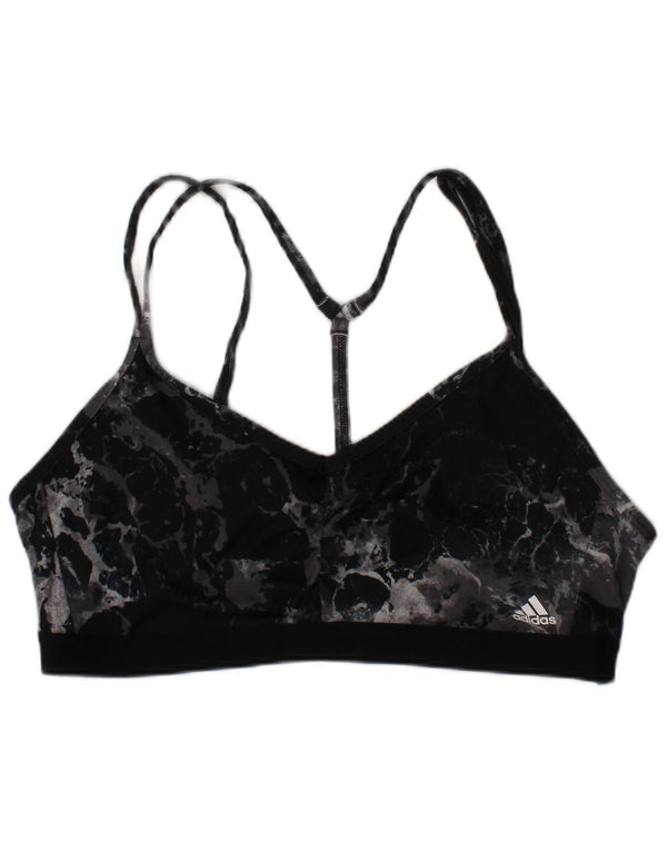 Adidas Sutiã Esportivo Feminino Top Médio Preto Tie Dye Esportes