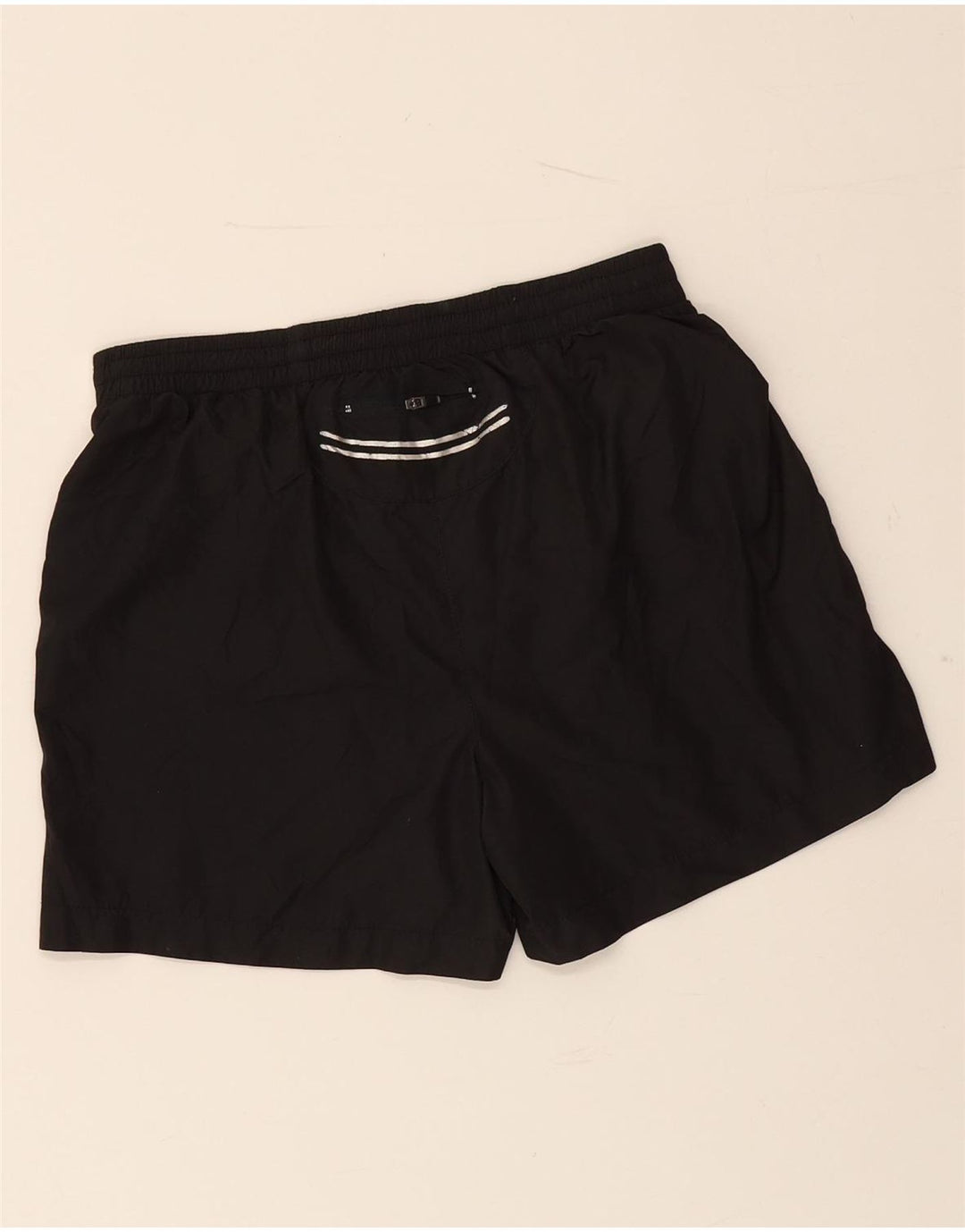 Shorts esportivos femininos ASICS UK 10 pequeno poliéster camuflado preto