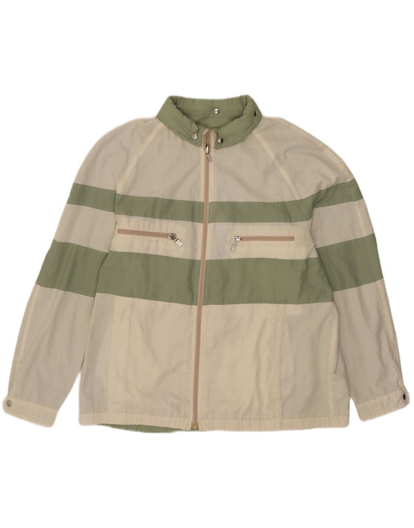 Jaqueta masculina vintage reversível com capuz IT 52 XL verde Colourblock