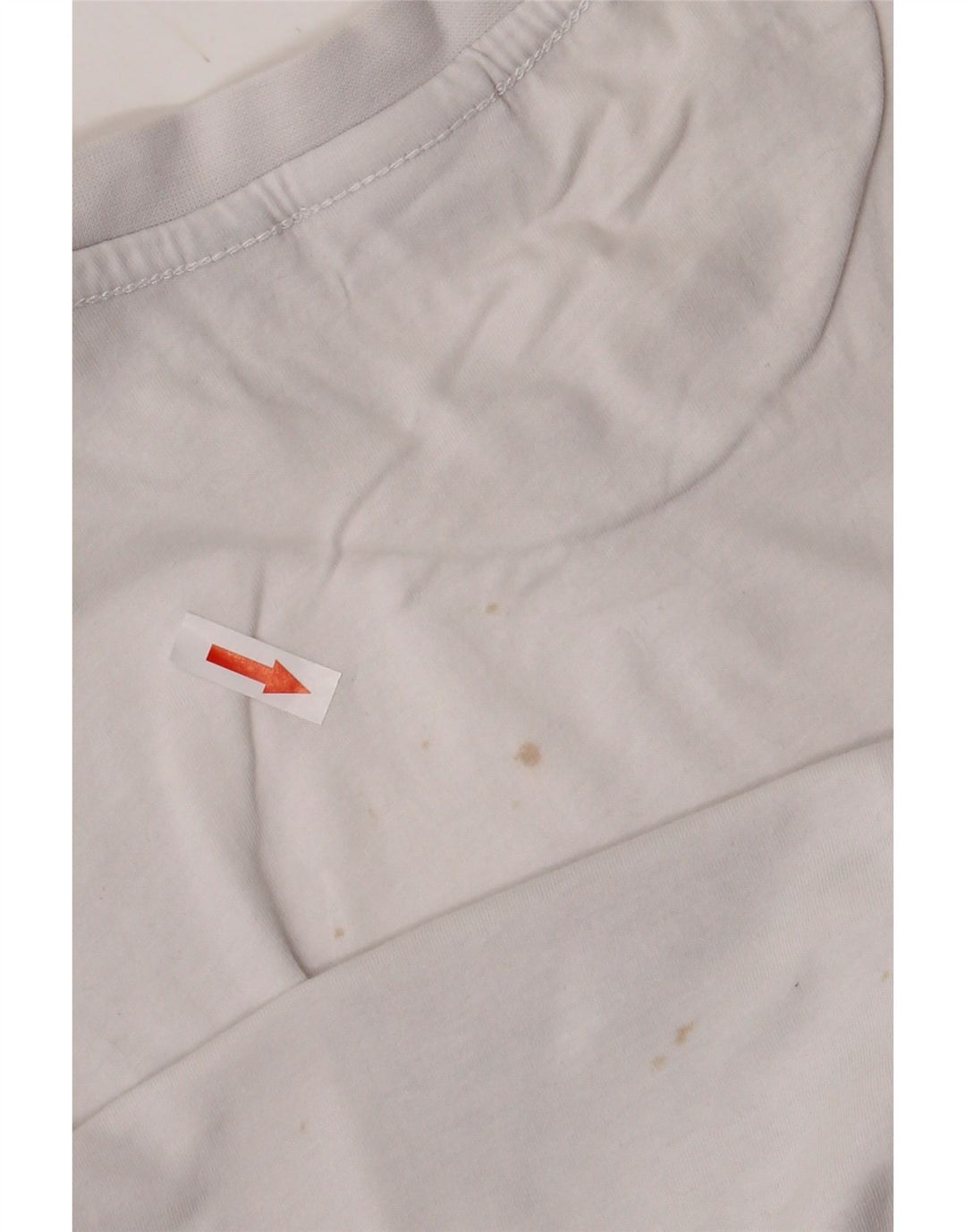 Top gráfico masculino NAPAPIJRI manga comprida médio algodão branco