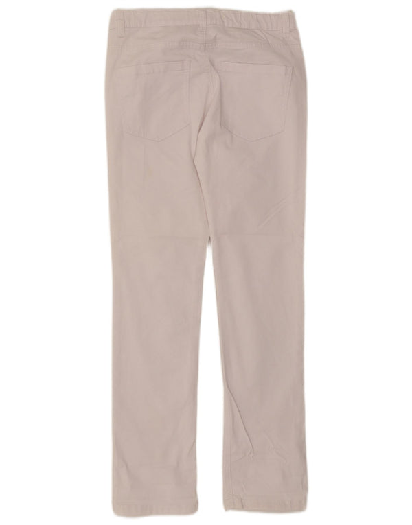 Benetton Meninas Jeans Slim 11-12 Anos 2XL W28 L29 Algodão Branco