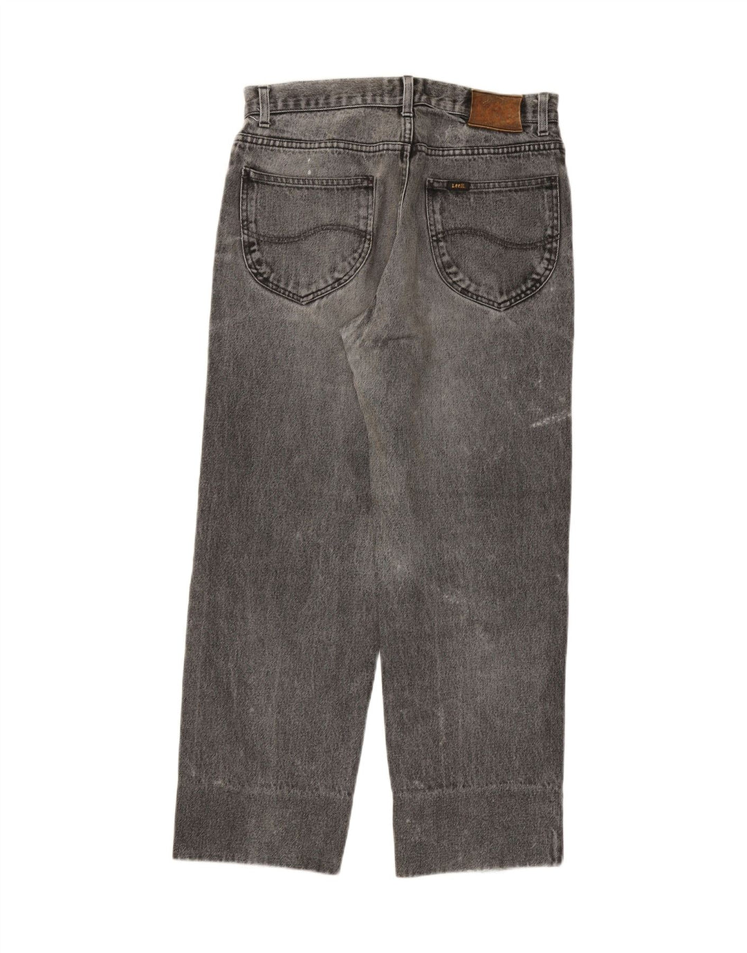 LEE Mens Riders Straight Jeans W32 L27 Black Cotton Vintage Lee and Second-Hand Lee from Messina Hembry 