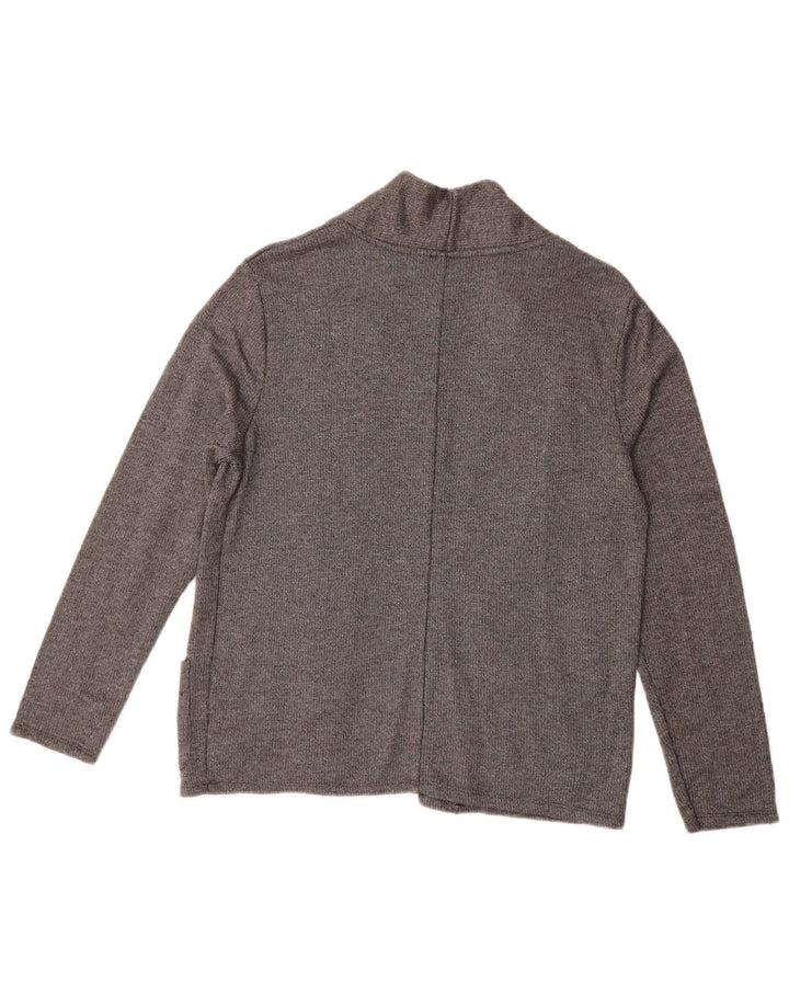 Suéter cardigã masculino Zara pequeno cinza
