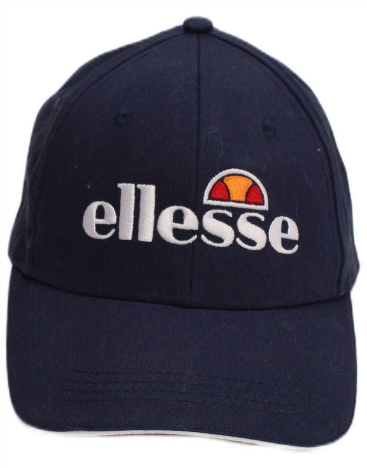 Boné de beisebol gráfico masculino Ellesse tamanho único algodão azul marinho