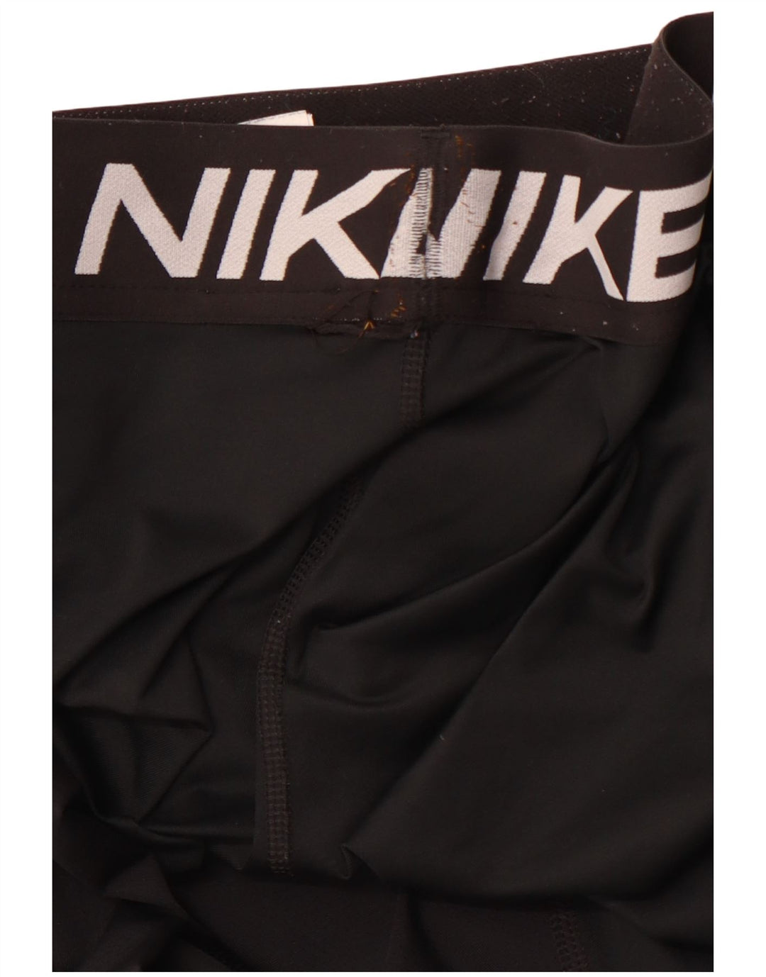 Leggings femininas Nike Dri Fit Graphic UK 8 pequenas pretas de poliéster
