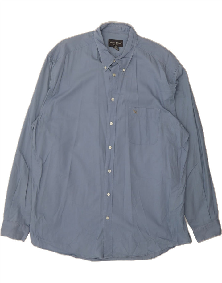 EDDIE BAUER Mens Shirt XL Blue Cotton Vintage Eddie Bauer and Second-Hand Eddie Bauer from Messina Hembry 