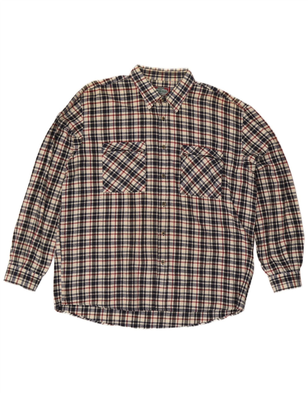 Camisa masculina de flanela do projeto europeu 2XL algodão xadrez multicolorido
