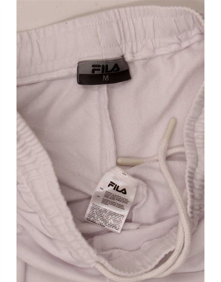 Calça de treino feminina Fila Joggers UK 12 Medium White Colourblock