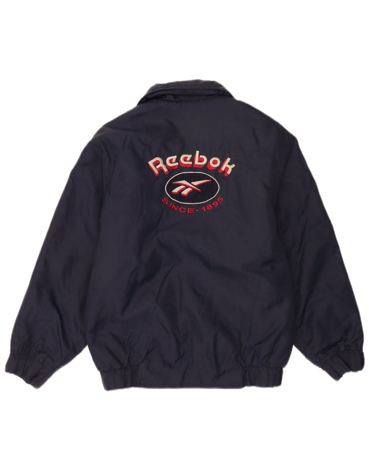 Jaqueta bomber Reebok Boys Graphic 13-14 anos azul marinho nylon