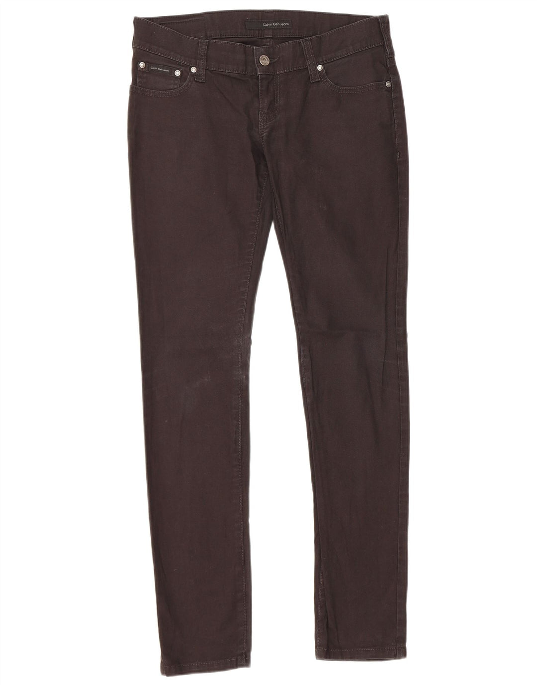 Calvin Klein Jeans Slim Feminino W30 L31 Algodão Preto