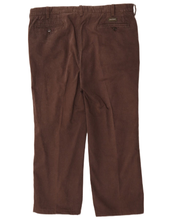 Henry Cottons Calça masculina reta casual IT 54 2XL W42 L26 algodão marrom