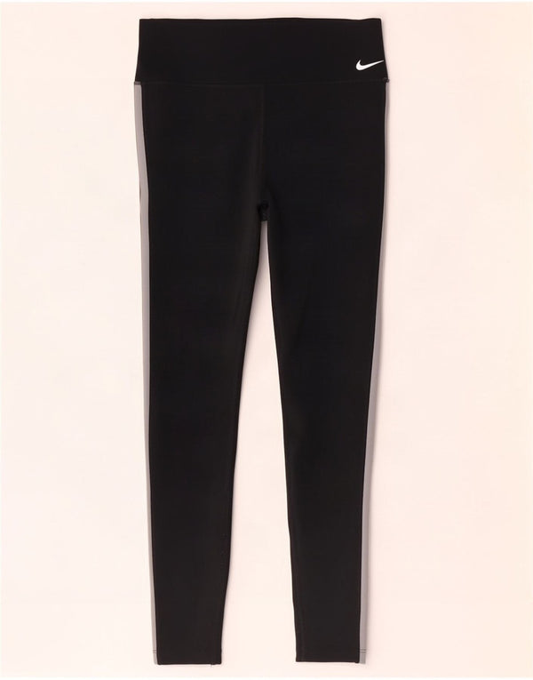 Leggings Nike Dri Fit Graphic UK 14 Médio Preto Colorblock