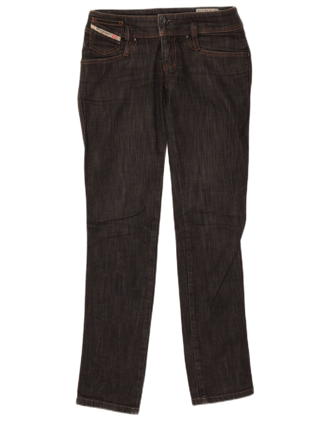 Jeans feminino Diesel Matic Straight W26 L31 algodão preto