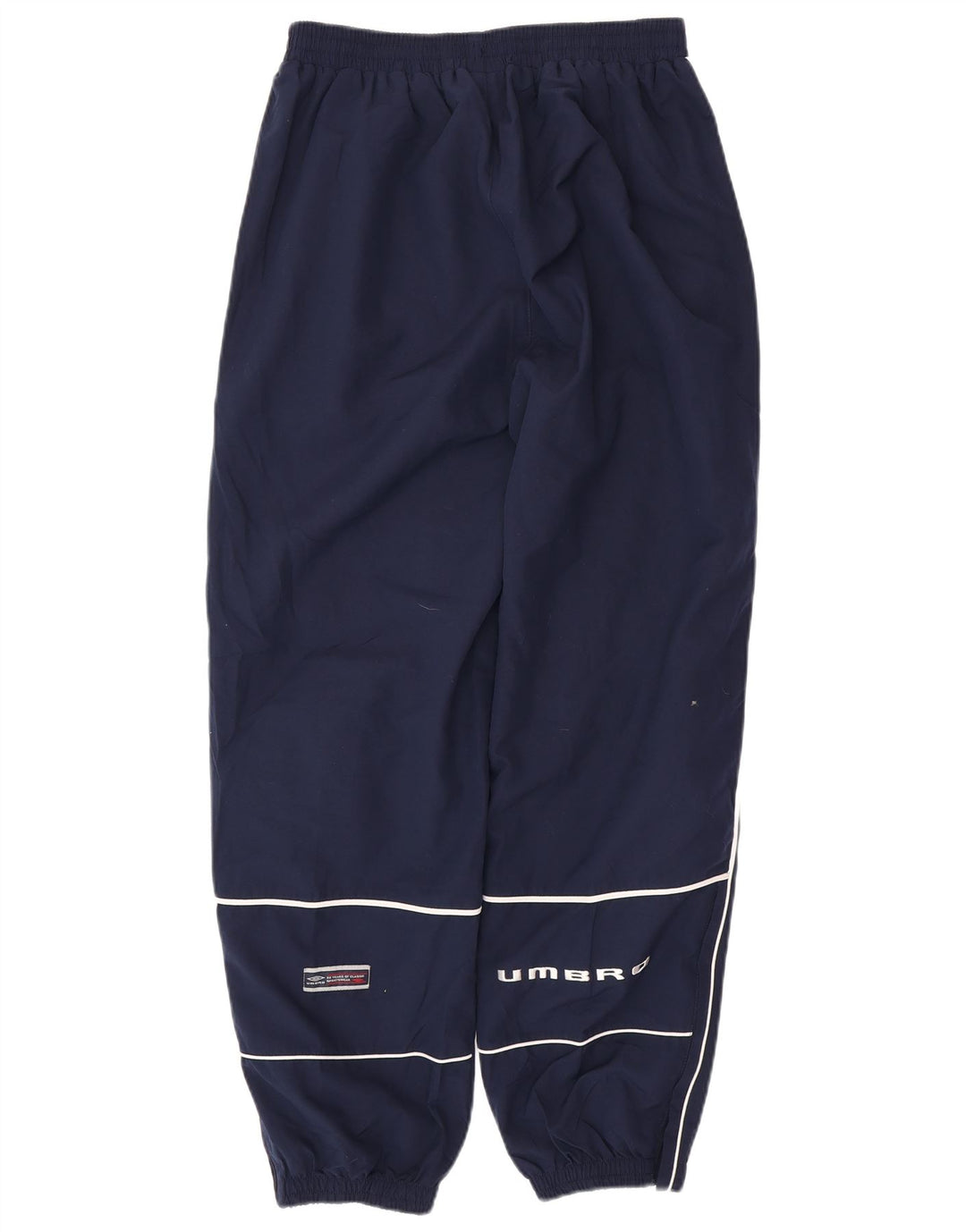 Calça de treino masculina UMBRO com estampa gráfica grande poliéster azul marinho