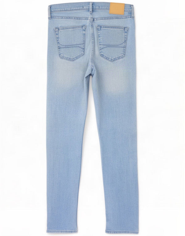 Hollister Womens Slim Fit Straight Jeans W29 L32 Azul Algodão