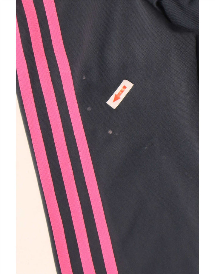 Adidas Womens Tracksuit Top Jacket EU 38 Pequeno Cinza Poliéster