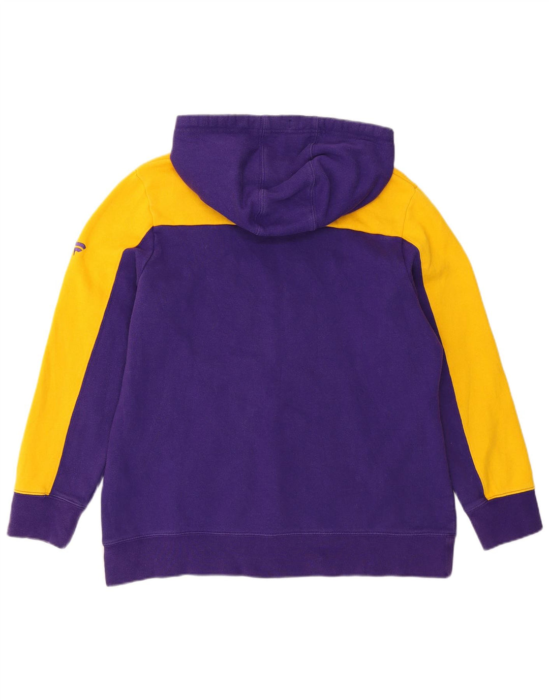 Jumper com capuz NFL Boys Vikings 13-14 anos grande bloco colorido roxo