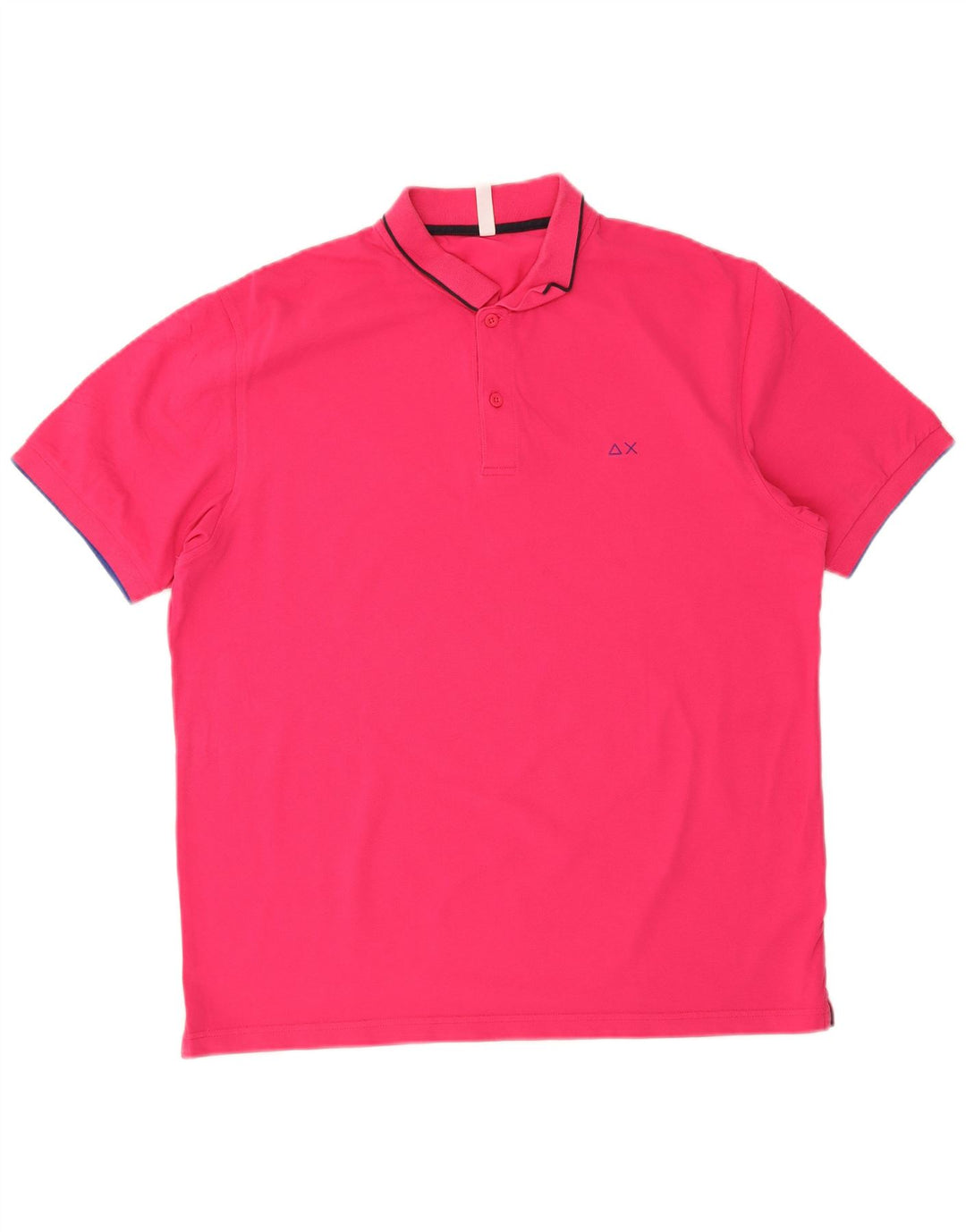 Camisa polo masculina Sun68 2XL algodão rosa