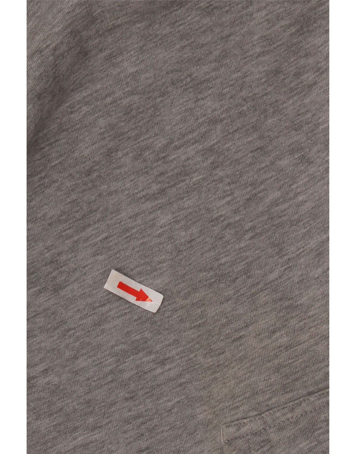 Jumper masculino com capuz Champion grande algodão cinza