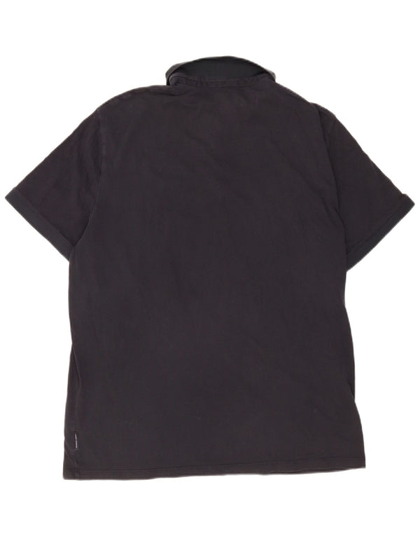 Camisa polo masculina Armani Exchange XL azul marinho algodão