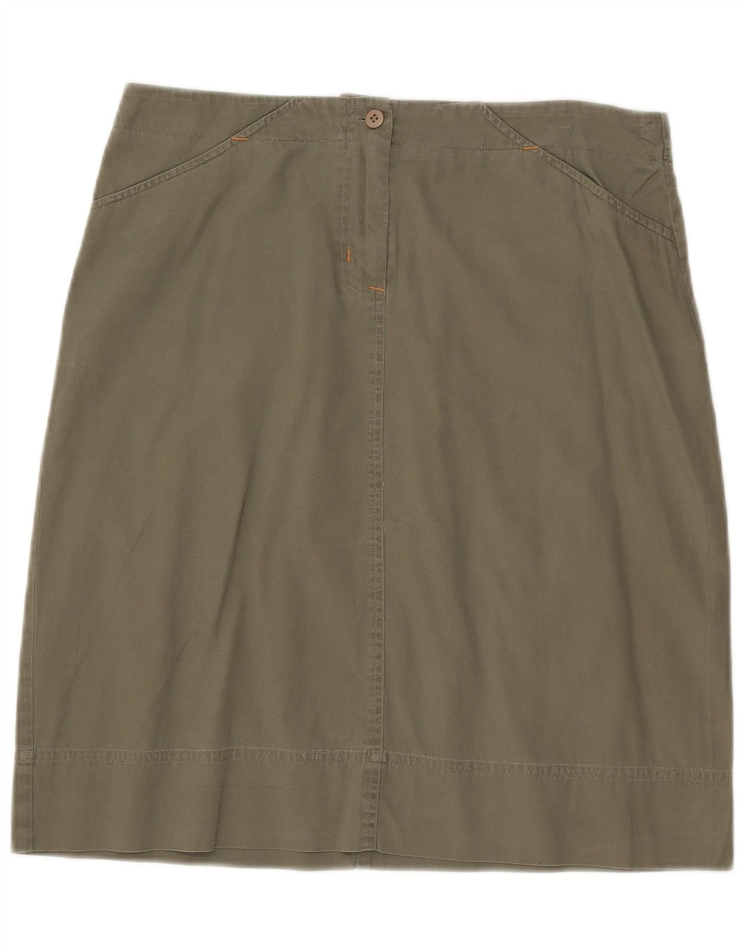 Saia feminina Awear US 14 XL W33 algodão verde