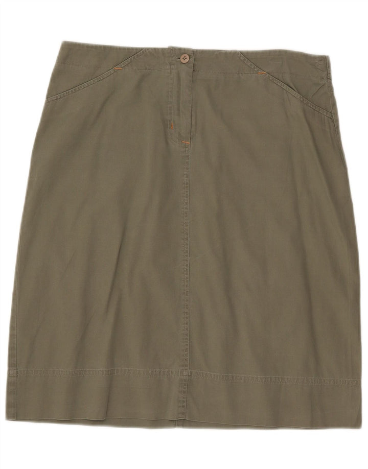 Saia feminina Awear US 14 XL W33 algodão verde