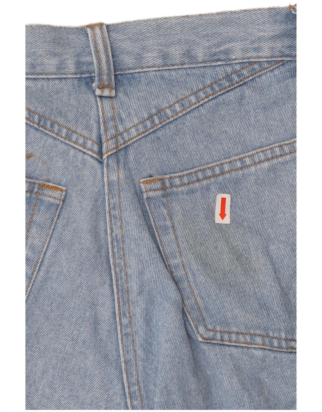 Shorts jeans feminino VINTAGE W36 XL algodão azul