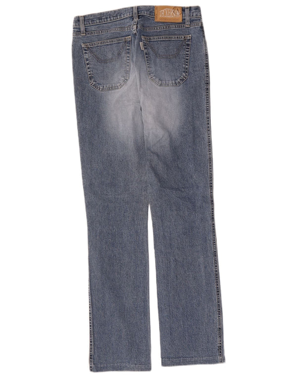 Jeans retos femininos Jeckerson W30 L31 algodão azul