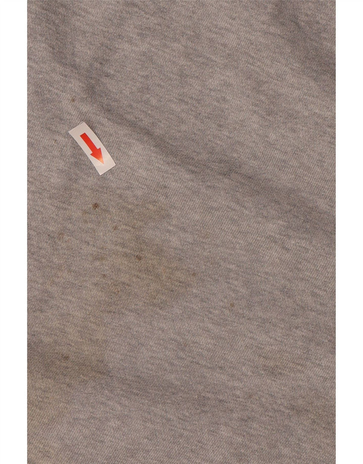 Tommy Hilfiger moletom gráfico masculino jumper XL cinza colorblock algodão