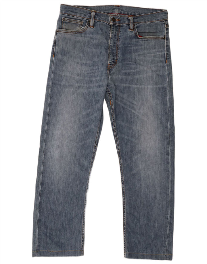 Levi's Masculino 504 Straight Jeans W33 L27 Azul Algodão