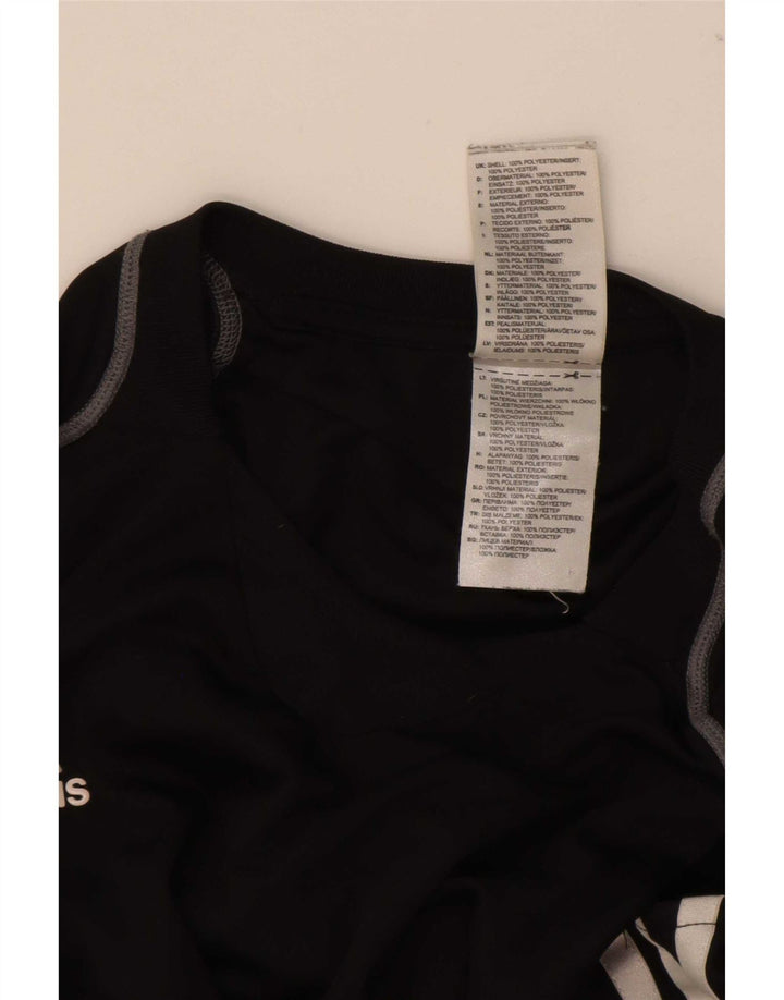 Adidas Womens Climacool Vest Top UK 14 Médio Preto Poliéster