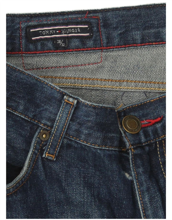 Jeans cropped masculino Tommy Hilfiger W38 L25 algodão azul