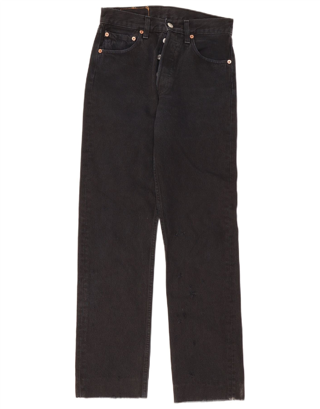 Calça jeans feminina Levi's 501 Straight W27 L30 preta