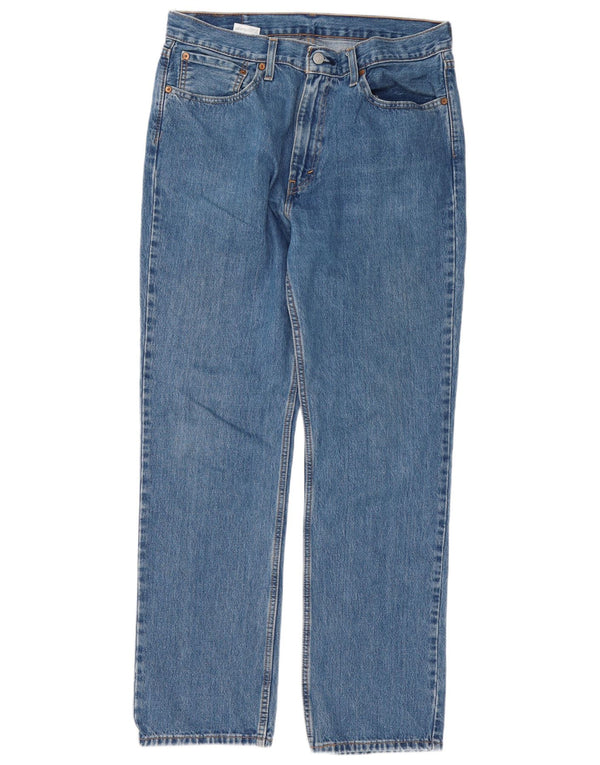 Calça jeans masculina Levi's 516 Slim Straight W36 L32 azul algodão