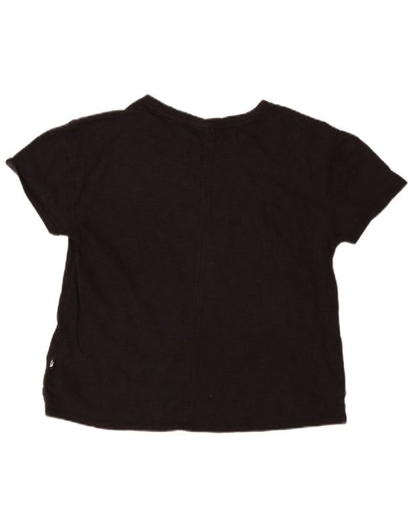 Camiseta feminina The North Face UK 14 algodão preto médio