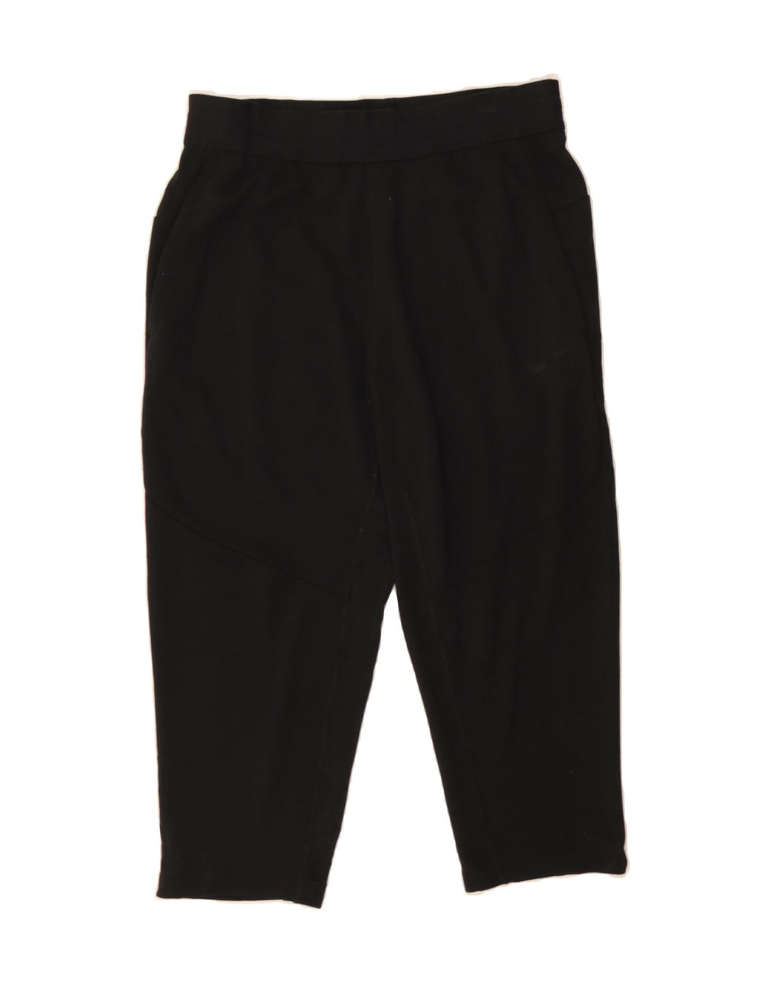 NIKE Womens Dri Fit Capri Tracksuit Trousers UK 14 Medium Black Vintage Nike and Second-Hand Nike from Messina Hembry 