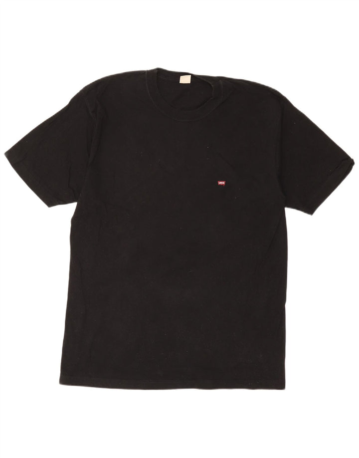 Camiseta masculina LEVI'S grande algodão preto