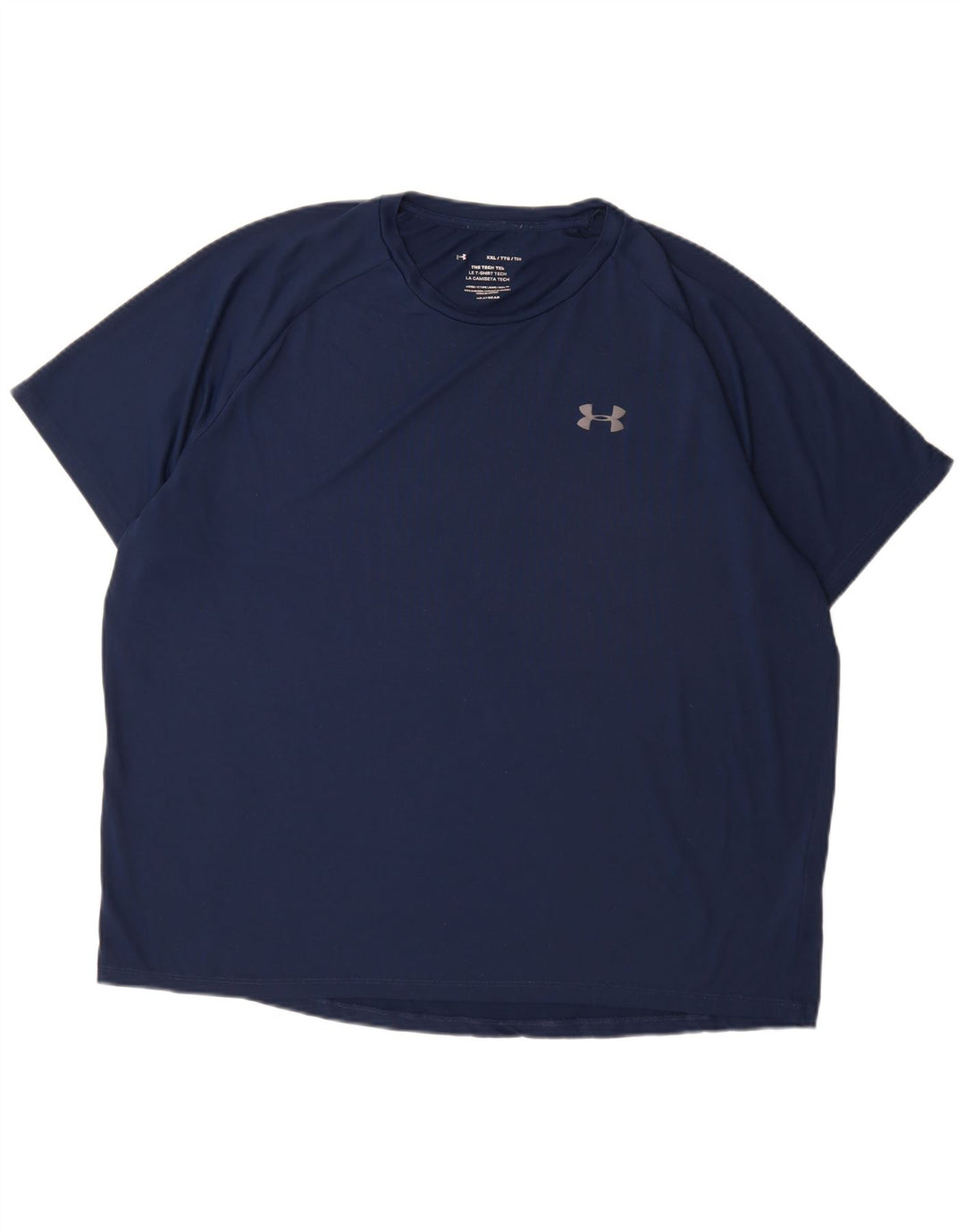 Camiseta masculina Under Armour Top 2XL poliéster azul marinho