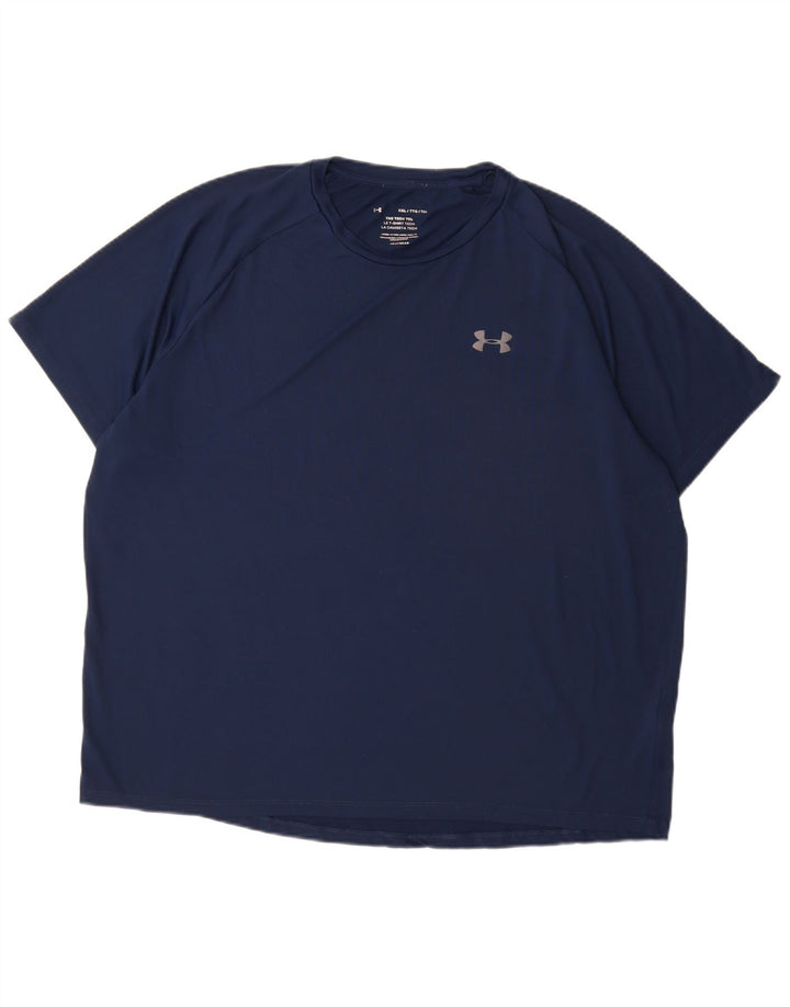 Camiseta masculina Under Armour Top 2XL poliéster azul marinho