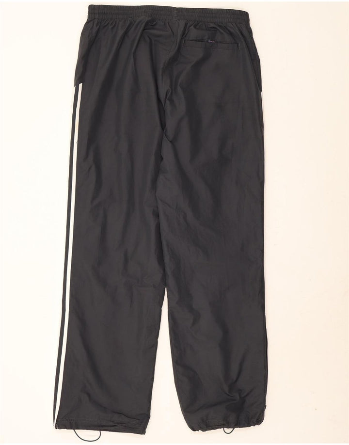 Calças de treino masculinas ADIDAS UK 46/48 XL preto poliéster