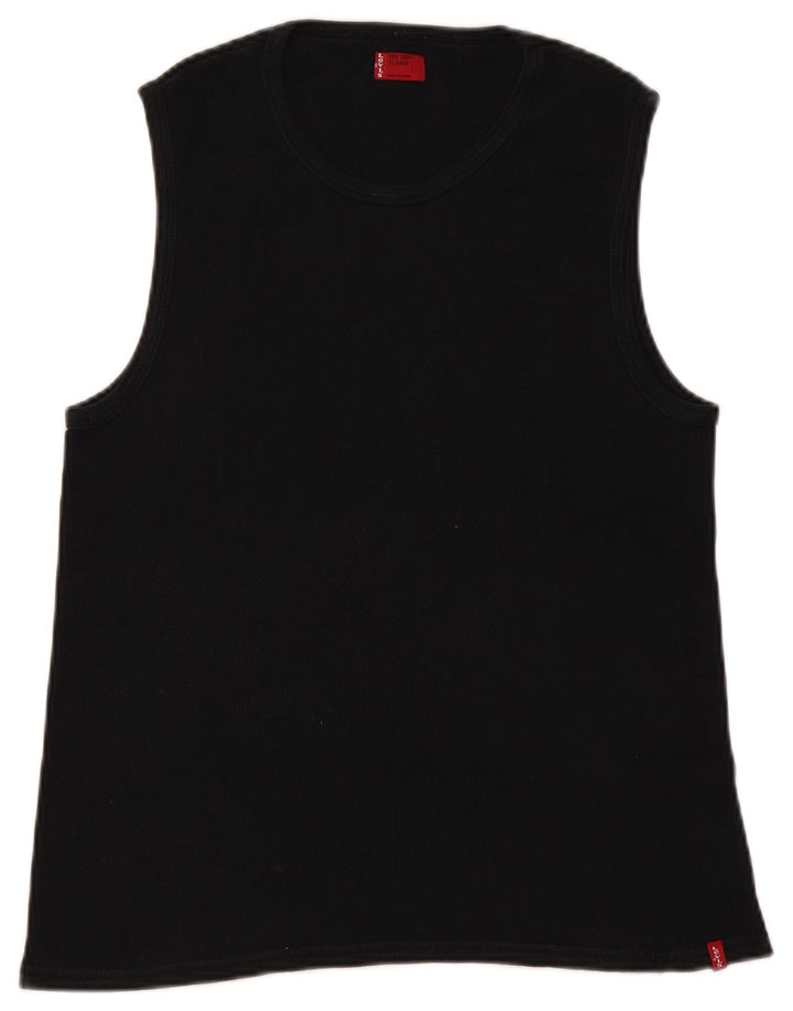Colete feminino Levi's UK 18 XL algodão preto